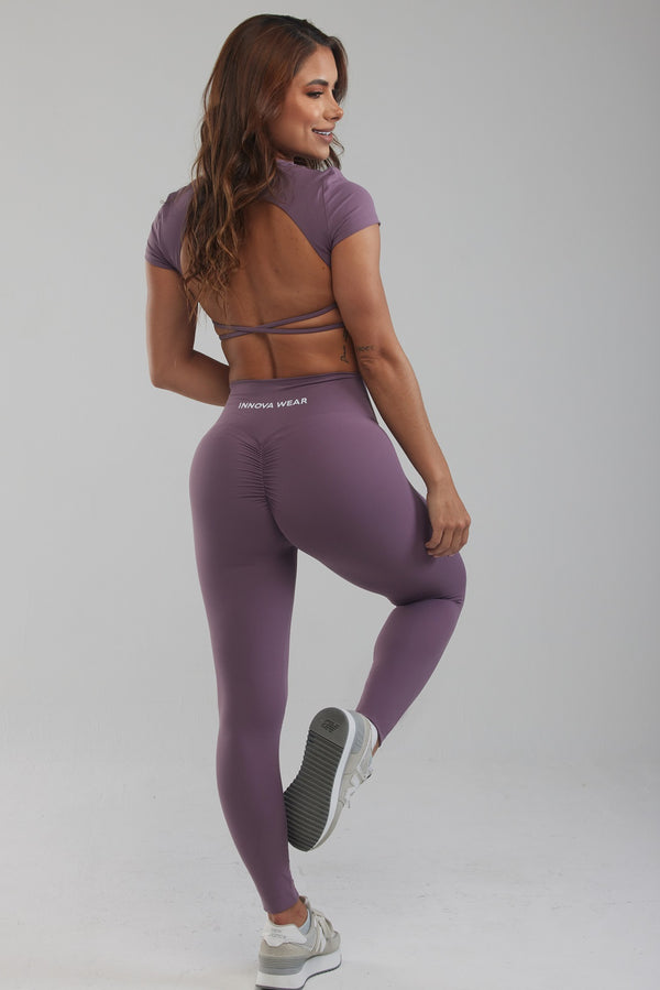 Leggings Héritage - Violet