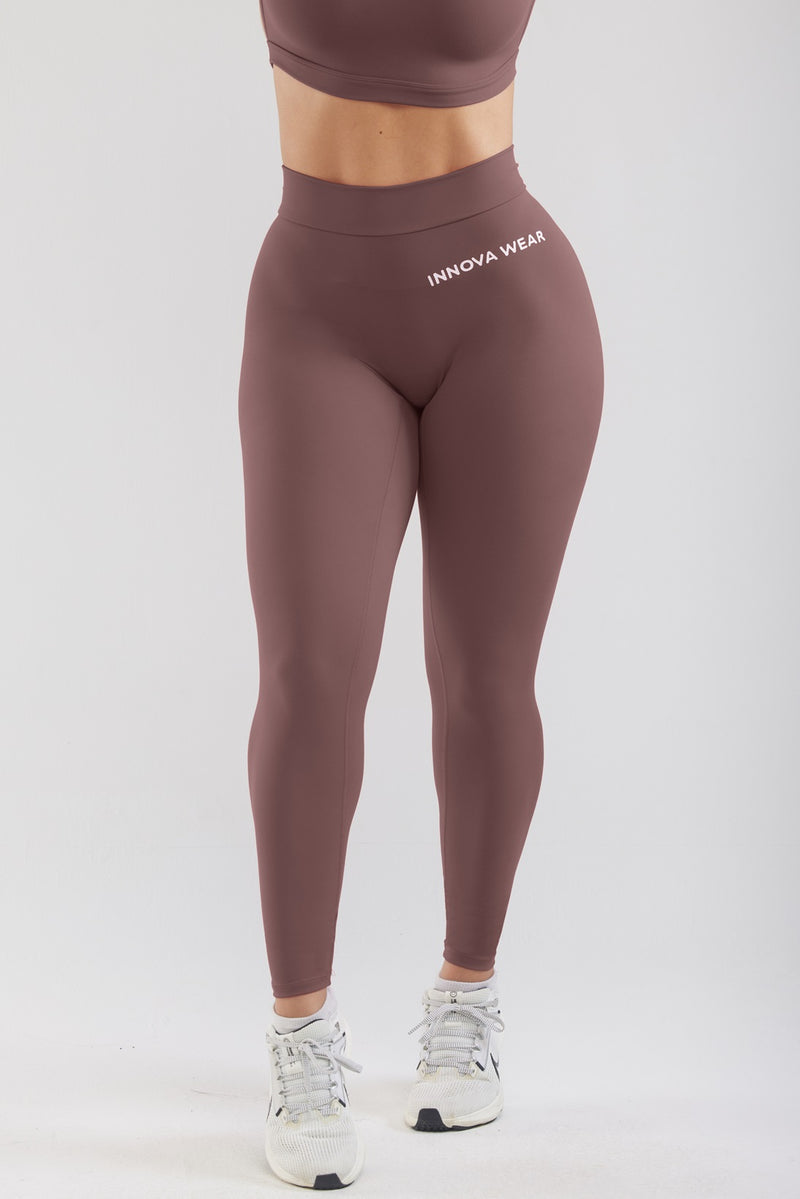 Leggings BACK-V Push UP - Marron