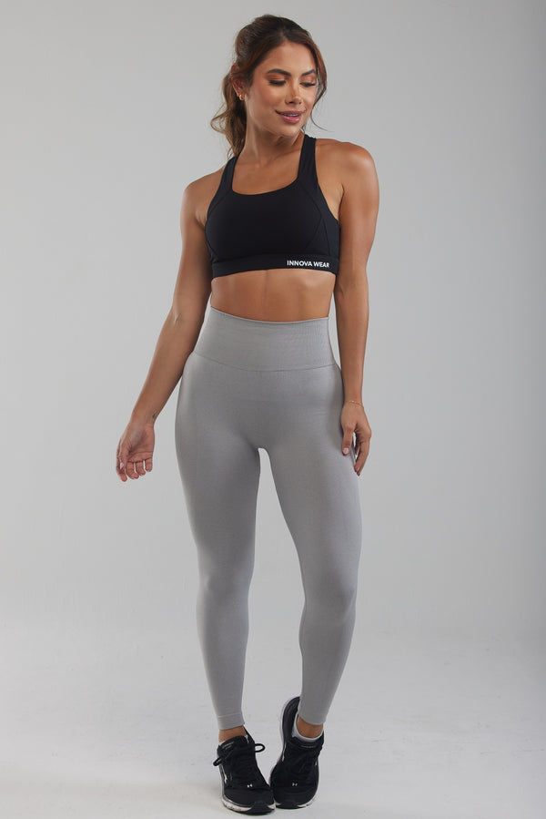 BIA | Leggings Taille Haute Booty Lift - Gris Clair