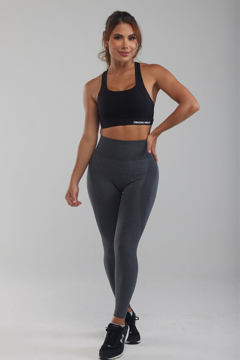 BIA | Leggings Taille Haute Booty Lift - Gris Foncé